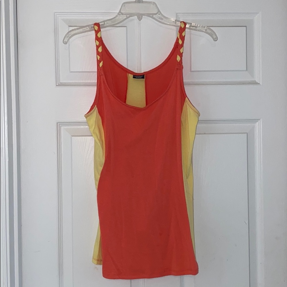 Orange and yellow summer top